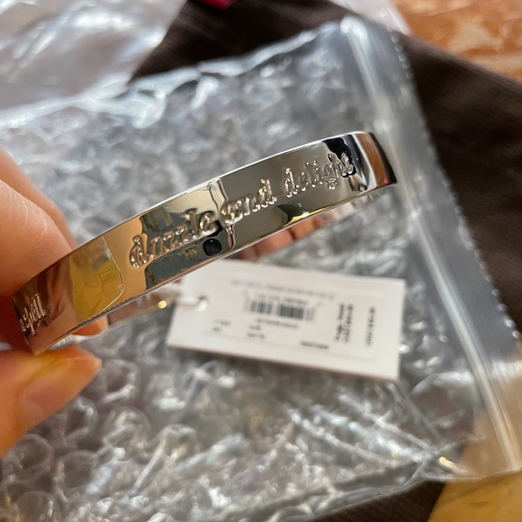 Kate Spade | Engraved Bangle with dust bag - Picture 3 of 4